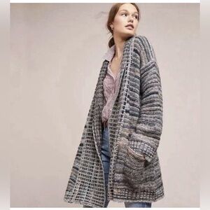 Anthropologie Akemi + Kin Wasilla knit open front cardigan sweater size XS